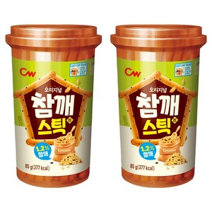 청우식품 참깨스틱 과자, 85g, 2개