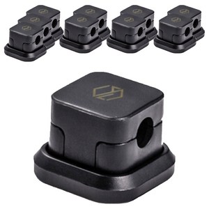 신지모루 차량용 마그네틱 케이블 홀더 블랙, 10개