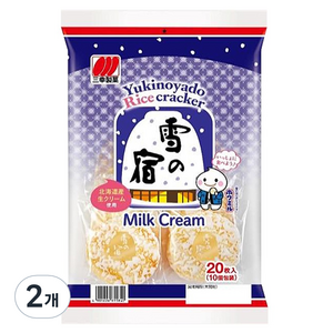 유키노야도 산코 밀크 센베이, 129.4g, 2개