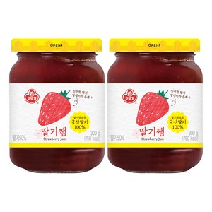 오뚜기 딸기쨈, 300g, 2개