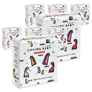 Cooing 베러업 팬티형 기저귀 남녀공용, 점보형(2XL), 160매