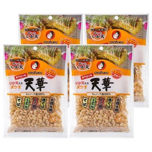 오타후쿠 이카텐 텐까스 오징어맛 우동 후레이크, 50g, 4개