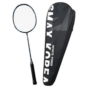 스맥스코리아 풀카본 초경량 배드민턴 라켓 68g