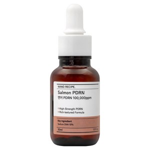 나노레시피 연어 PDRN 100 000ppm 원액 앰플, 30ml, 1개