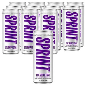 클룹 스프린트 에너지드링크 사우어베리 제로, 250ml, 12개