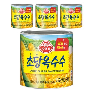 오뚜기 초당옥수수 통조림, 340g, 4개