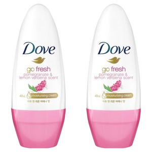 도브 석류 앤 레몬 버베나 향 롤온 데오드란트, 40ml, 2개