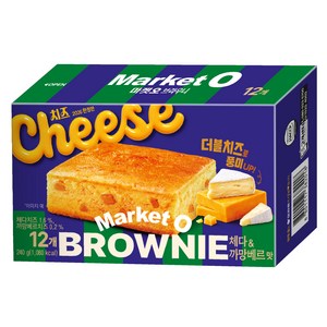 마켓오 체다 & 까망베르 12p, 240g, 1개