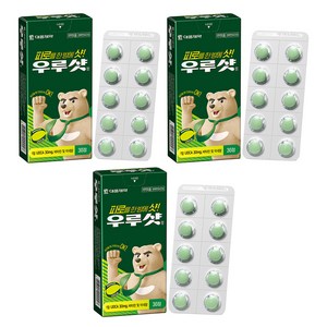 대웅제약 우루샷 피로회복제, 30정, 3개