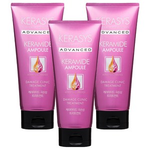 케라시스 어드밴스드 케라마이드 극손상 헤어트리트먼트, 200ml, 3개