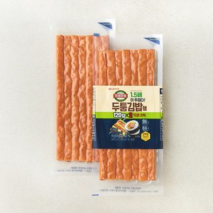 롯데햄 두툼 김밥햄, 120g, 2개