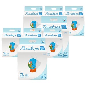 페넬로페 씬씬씬 플러스 팬티기저귀 남아용, 5단계, 224매