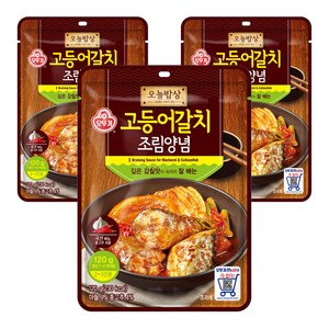 오늘밥상 고등어갈치 조림양념, 120g, 3개
