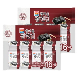 해의락 한겨울 광천김, 5g, 32개