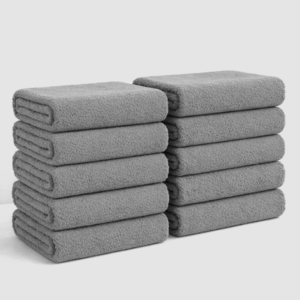 하비티 도톰하고 부드러운 수건 200g 40수 코마사, 그레이, 10개