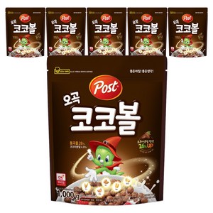 포스트 오곡 코코볼 시리얼, 1kg, 6개