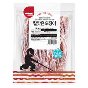바다원 칼맞은 오징어, 150g, 1개