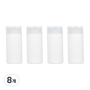 디오셀 깔금정리 다용도 소분 공병 30ml, 화이트, 8개