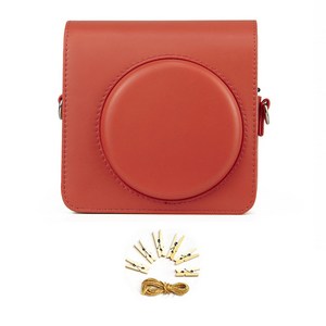 인스탁스 스퀘어 SQ1 전용 케이스 오렌지 + 포토라인 세트