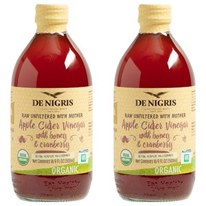 데니그리스 사과식초 허니크랜베리, 500ml, 2개