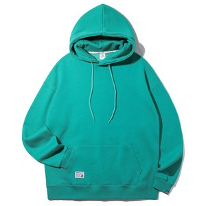 앨빈클로 남녀공용 무지 오버핏 기모 후드티 AVH855