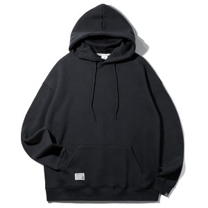 앨빈클로 남녀공용 무지 오버핏 기모 후드티 AVH855