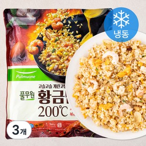 풀무원 고슬고슬 계란코팅 황금밥알 새우 갈릭 볶음밥 (냉동), 840g, 3개