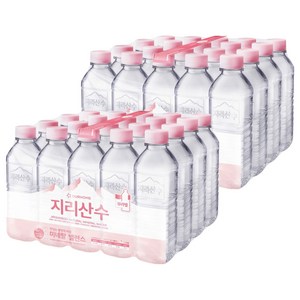지리산수 무라벨, 500ml, 40개