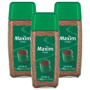 맥심 디카페인 커피원두 병