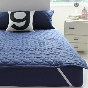 바숨 순면누빔 침대패드