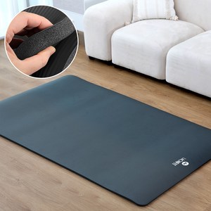 라온핏 NBR 프리미엄 자이언트 요가매트, 차콜, 1050 x 183..., 1개