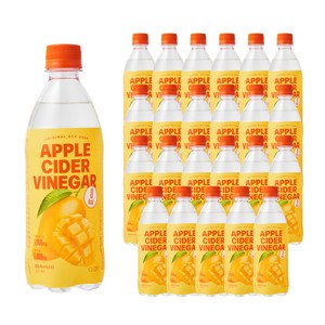 클룹 애사비소다 망고 제로 탄산음료, 500ml, 24개