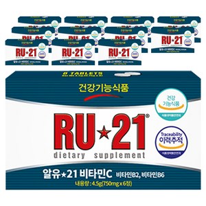 알유21 비타민C, 6정, 12개