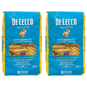 데체코 펜네 리가테 파스타면, 500g, 2개