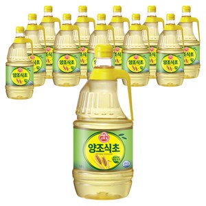 오뚜기 양조 식초, 1.8L, 12개