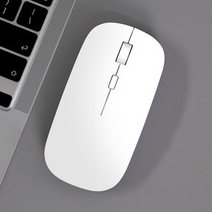 홈플래닛 저소음 슬림 디자인 DPI 감도조절 휴대용 무선 마우스