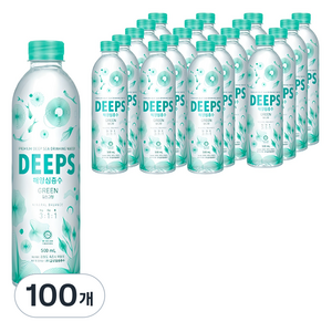 딥스 해양심층수 그린, 500ml, 100개