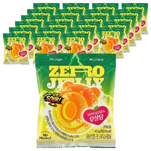 마이노멀 제로젤리 사워베어, 42g, 24개