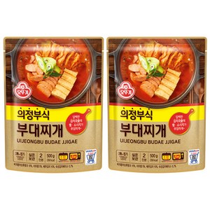오뚜기 의정부식 부대찌개, 500g, 2개