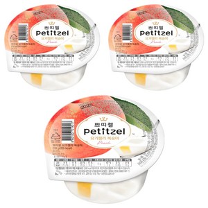 쁘띠첼 요거젤리 복숭아, 210g, 3개