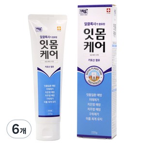 네오메디칼 잇몸케어 치약, 220g, 6개