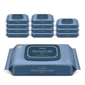 베베숲 시그니처 블루 유아물티슈 캡형