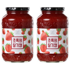 초록원 딸기잼, 1kg, 2개