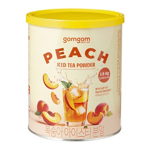 곰곰 복숭아 아이스티 분말, 1.5kg, 1개입, 1개