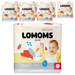 로맘스 에어키키 팬티형 기저귀 아동용, 5단계, 208매