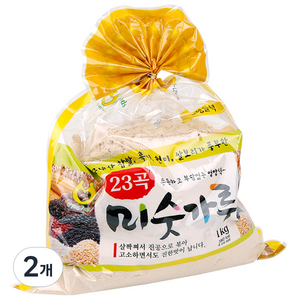 오양식품 23곡 미숫가루, 1kg, 2개