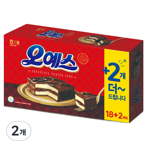 해태제과 오예스 20p, 600g, 2개