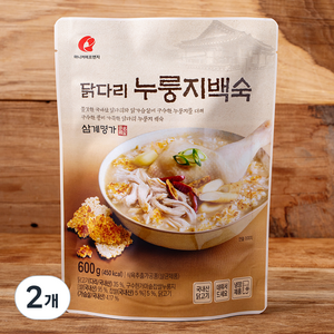 마니커에프앤지 닭다리 누룽지백숙, 600g, 2개