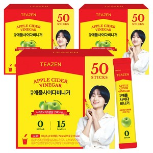 티젠 애플사이다 비니거, 250g, 3개