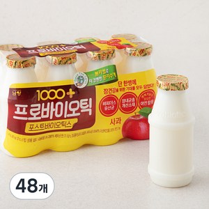 1000+ 프로바이오틱스 사과, 130ml, 48개